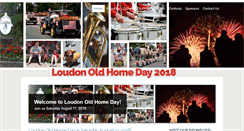 Desktop Screenshot of loudonoldhomeday.com